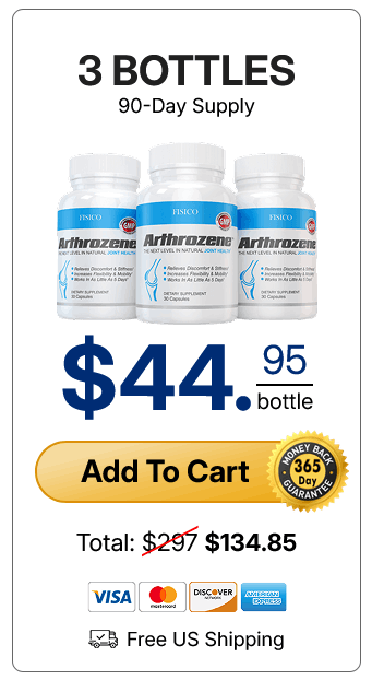 Arthrozene-three-bottle - order-now-( Ninety Days Supply) - image